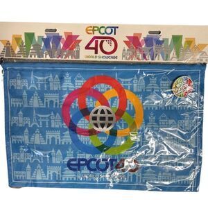 NWT Disney Parks Epcot Pin and Banner set